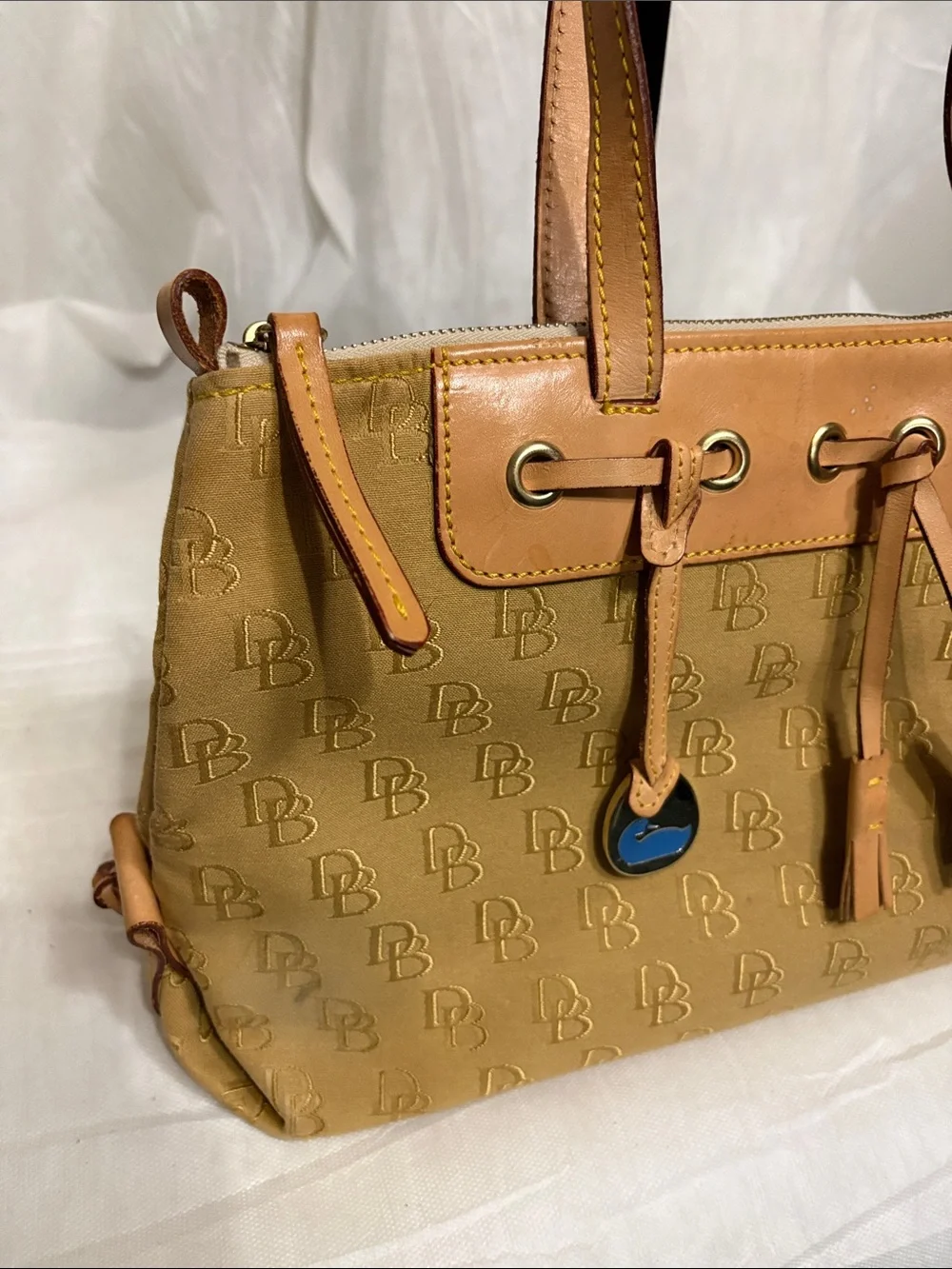 Dooney & Bourke Signature Tassel Tote Bag